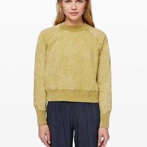 Lululemon Ready to Roll Crew (Washed) | Vintage Gold | Size 6